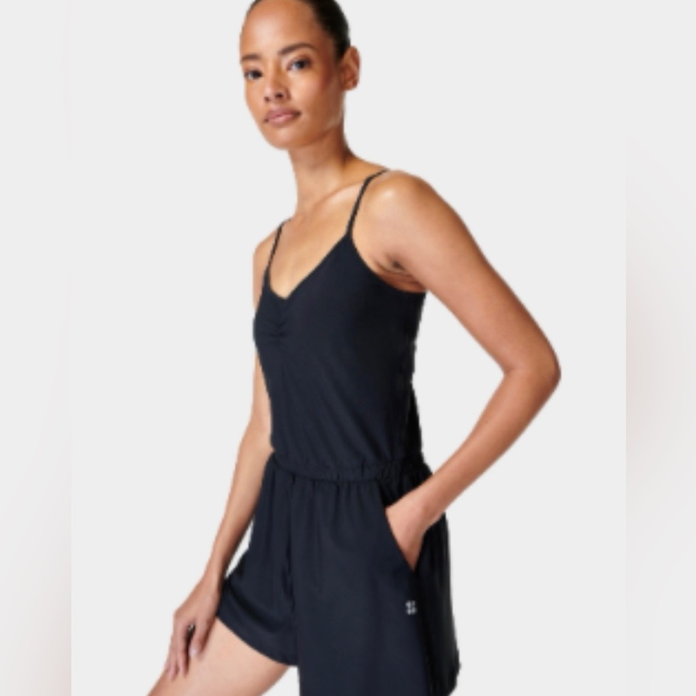 Sweaty Betty sz L spaghetti strap Romper